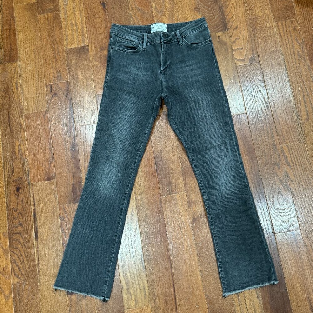 Free People Washed Black Skinny Jeans